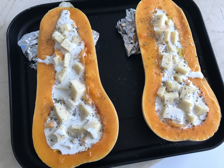 Butternut farci au four - la Recette de Potimarron