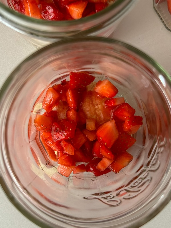 montage tiramisu fraises