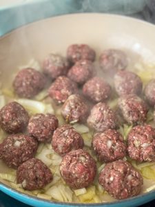 cuisson des boulettes