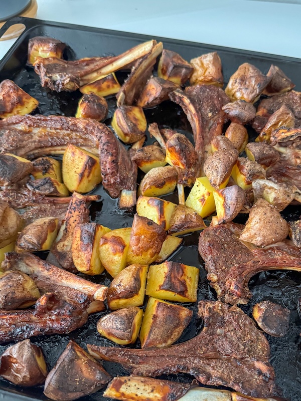 cotelettes d'agneau grillées