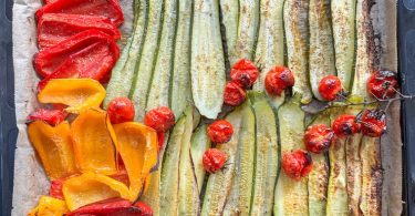 légumes d'été grillés au four