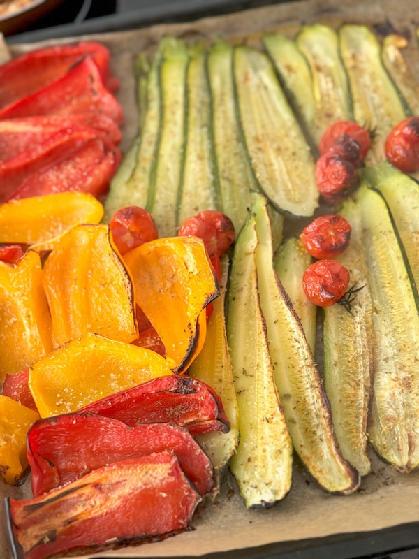 légumes d'été grillés au four