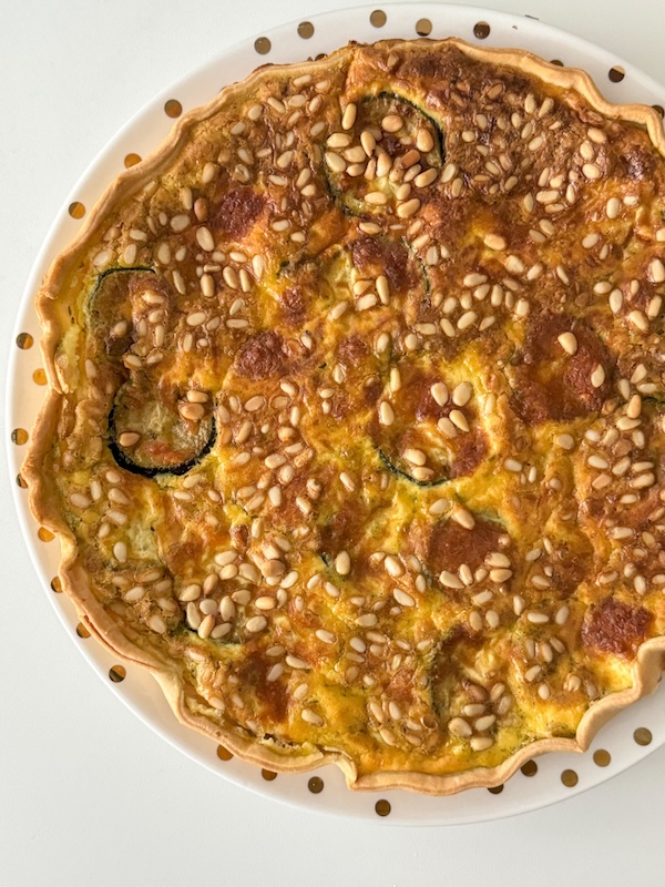 quiche aux courgettes