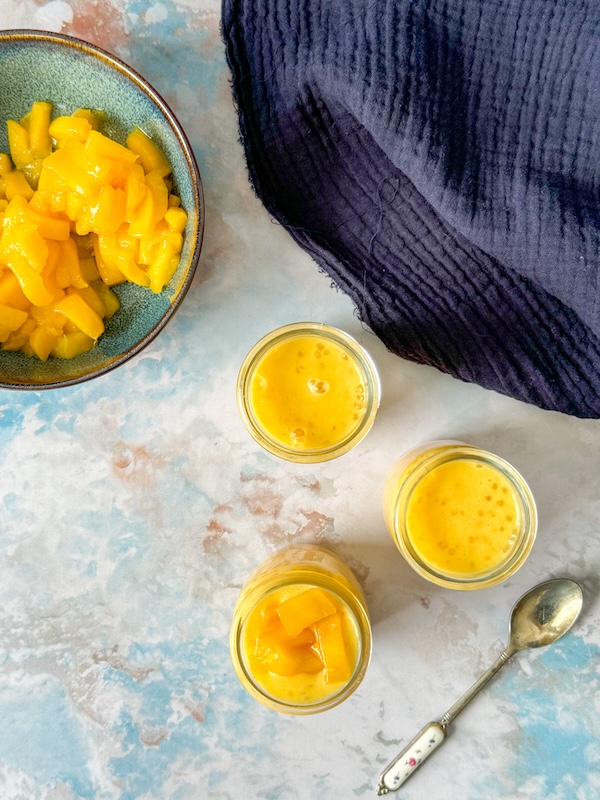 tapioca à la mangue