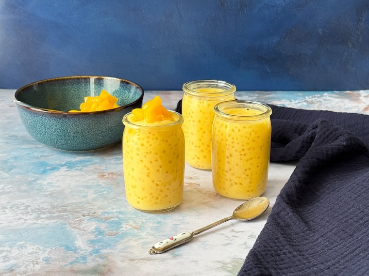 tapioca à la mangue