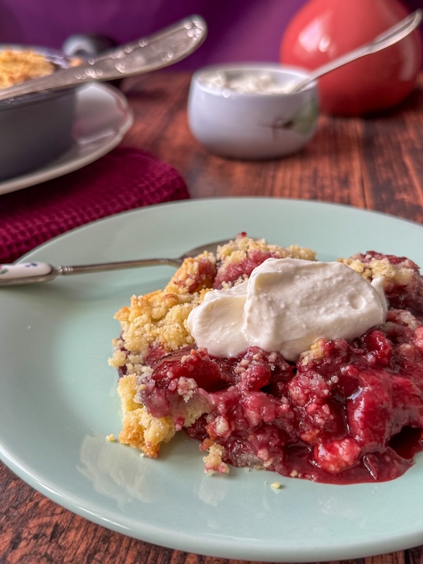 crumble aux prunes