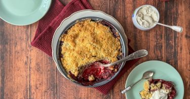 crumble aux prunes