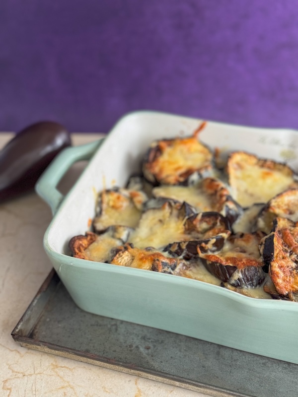 aubergines gratinées au comté