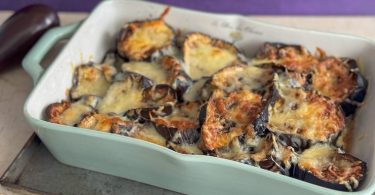 gratin d'aubergine au fromage