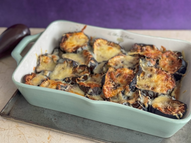 gratin d'aubergine au fromage