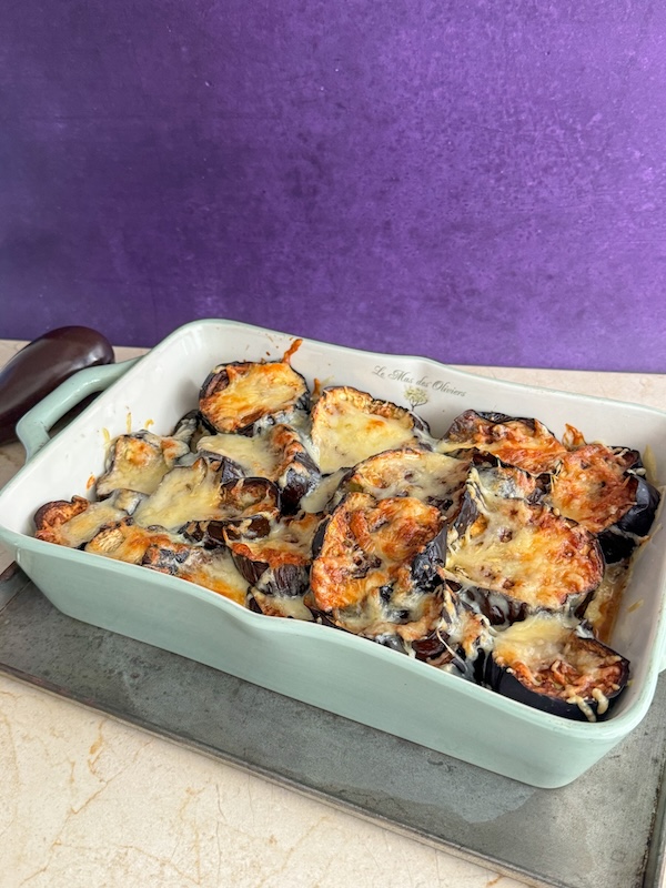 gratin d'aubergines au fromage