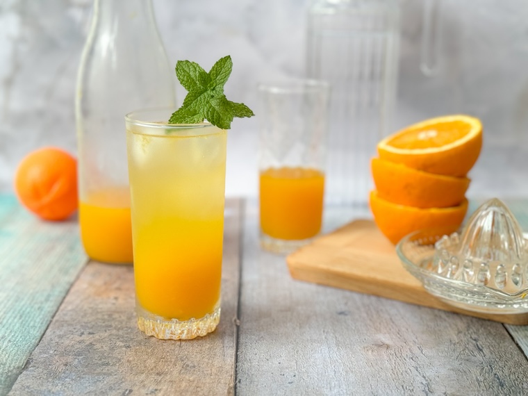 orangeade à la fleur d'oranger