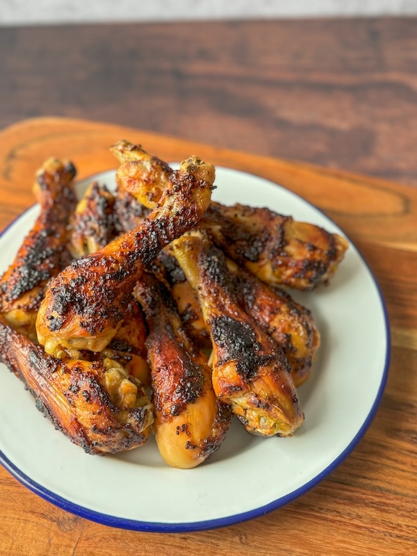 pilons de poulet à la confiture et à la moutarde