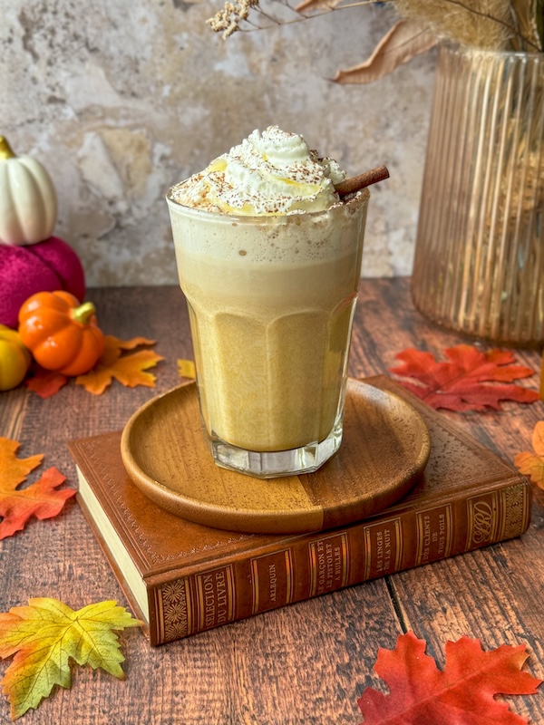 latte à la citrouille et aux épices