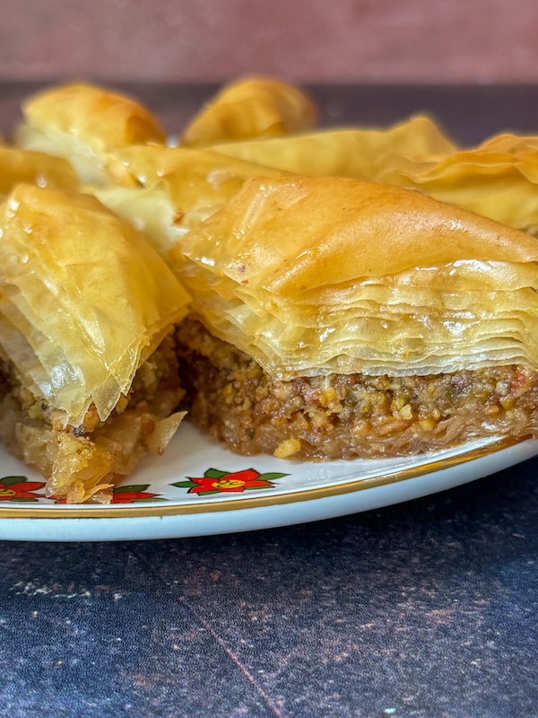 baklava pistache et amande