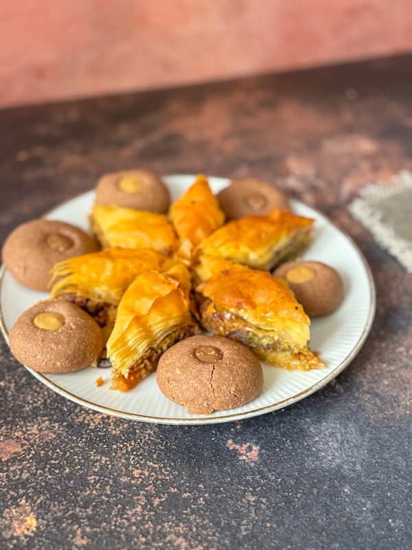 baklava aux pistaches et amandes