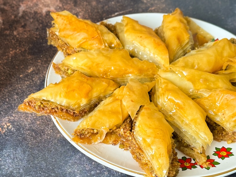 baklava amande et pistache