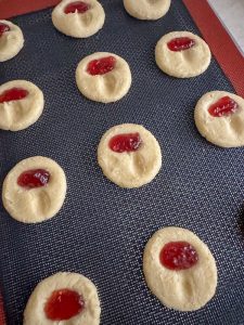 sablés confiture avant cuisson