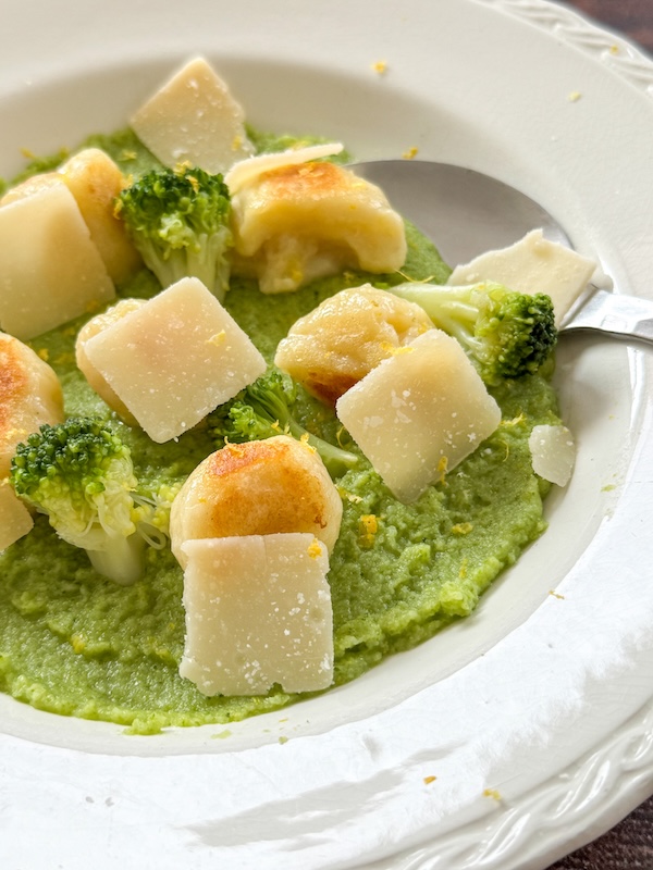 gnocchis et brocoli