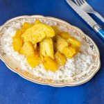 dinde à l'ananas et au curry