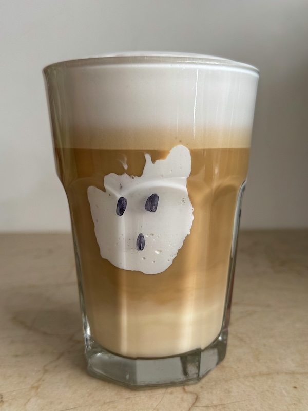 spooky latte